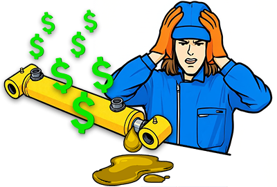 Vérins hydrauliques bon marché: une fausse économie